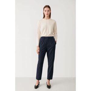 COS Black Cotton Pull Up Tapered Leg Pants Trousers  Women's Size 36R